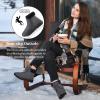 image:imageEcetana Winter Boots for Women Snow Warm Fur Lined Waterproof Ankle Booties Lace Up Non Slip Flat Comfortable Womens ShoesGrey