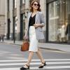 image:imageEcetana Womens Flats Sandals Dressy Summer Comfortable Casual Fashion Round Toe Slingback Shoes with Buckle Ankle StrapBlack