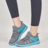image:imageEcetana Womens Sneakers Running Shoes Comfortable Lace Up Tennis Shoes Casual Breathable Mesh Fashion Sneakers for Walking Dark Gray