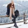 image:imageEcetana Womens Snow Boots Winter Shoes Ankle Booties Warm Fur Lined Waterproof NonSlip Boots for WomenGrey