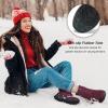 image:imageEcetana Womens Snow Boots for Winter Ankle Waterproof Booties with Fur Lined Warm Comfortable Shoes Anti Slip Outdoor Zipper BootsWinered