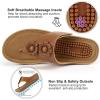 image:imageEcetana Womens Wedge Sandals Dressy 2026 Comfortable Casual Summer Flip Flops Walking Platform Slides ShoesBrown