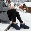 image:imageEcetana Womens Winter Boots Snow Shoes 2025 Waterproof Warm Fur Lined Booties Slip on Ankle Boots for WalkingBlue