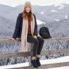 image:imageEcetana Womens Winter Boots Snow Shoes 2025 Waterproof Warm Fur Lined Booties Slip on Ankle Boots for WalkingBlue