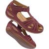 image:imageDUOYANGJIASHA Womens Closed Toe Sandals Dressy Summer 2026 Fisherman Flat Sandals Ankle Strap Comfortable Causal Wedge ShoesWinered