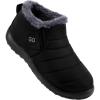 image:imageDUOYANGJIASHA Womens Snow Boots Winter Shoes Warm Fur Lined Ankle Booties Waterproof Comfortable Boots for WomenBlack