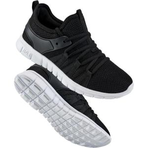 image:imageEcetana Womens Sneakers Running Shoes Comfortable Lace Up Tennis Shoes Casual Breathable Mesh Fashion Sneakers for Walking Black