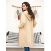 image:imageDUOYANGJIASHA Womens Zip Up Hoodies Long Fleece Sweatshirt with PocketsApricot