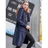 image:imageDUOYANGJIASHA Womens Zip Up Hoodies Long Fleece Sweatshirt with PocketsBlue
