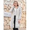 image:imageDUOYANGJIASHA Womens Zip Up Hoodies Long Fleece Sweatshirt with PocketsGrey