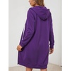 image:imageDUOYANGJIASHA Womens Zip Up Hoodies Long Fleece Sweatshirt with PocketsPurple
