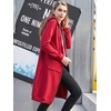 image:imageDUOYANGJIASHA Womens Zip Up Hoodies Long Fleece Sweatshirt with PocketsRed